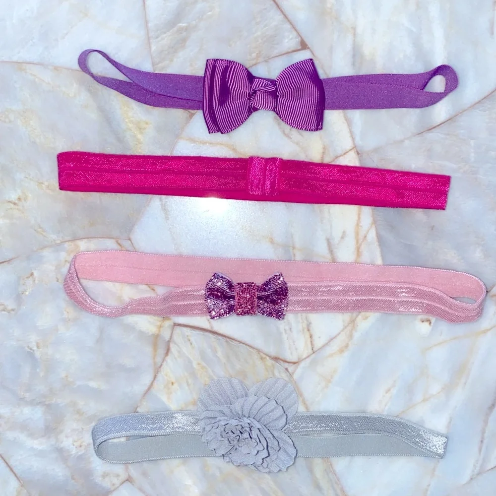 Cute  Adorable bow-knot design  Girls ‎ Princess Headband Set of 4